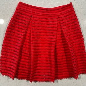 NEW Express Skirt Red Size 4